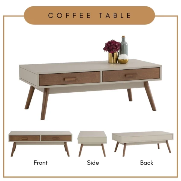 e7328592410aea60a115b48102534d38.webp BAILEY Coffee Table With Drawer L120cm W60cm H45cm