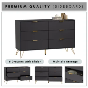 my-11134207-23010-cnwajsgiblmv00.webp VOLOS Sideboard With Drawer L120cm W40cm H74.5cm