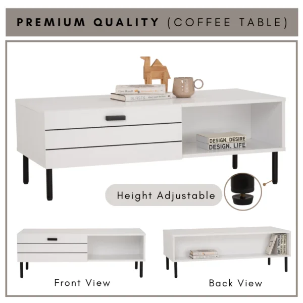KOTKA Coffee Table With Drawer L110cm W55cm H38.5cm