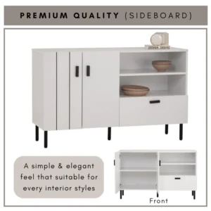 KOTKA Sideboard With Drawer L120cm W40cm H75cm