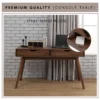 LAMAR Solid Console Table With Drawer L122cm W40.5cm H72cm