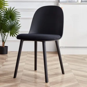 Nordic Cushioned Plastic Dining Chair
