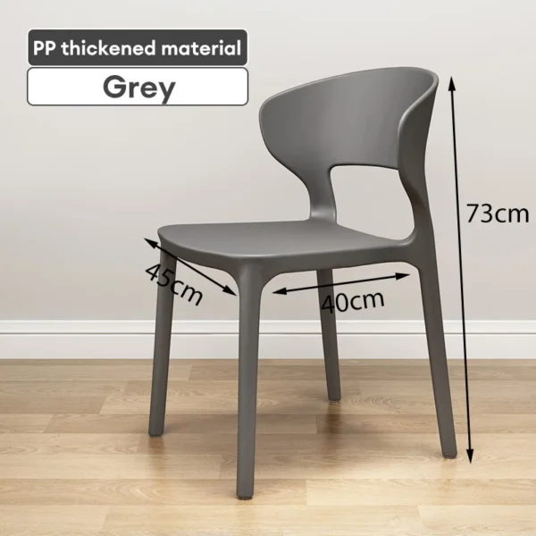 Stackable Plastic Dining Chair 200kg