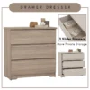 DUBLIN 3 Drawer Dresser L80cm W39.5cm H83cm