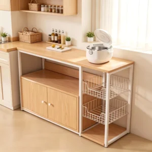 Kitchen Cabinet Storage Rack