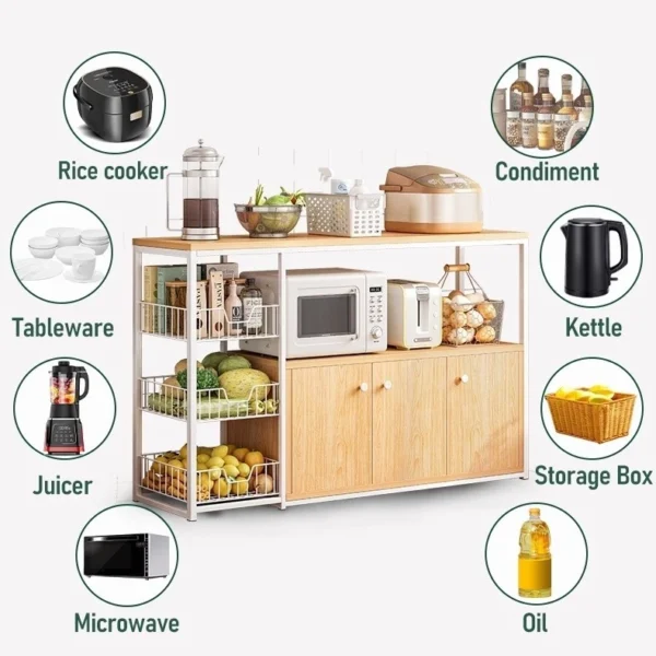 Kitchen Cabinet Storage Rack