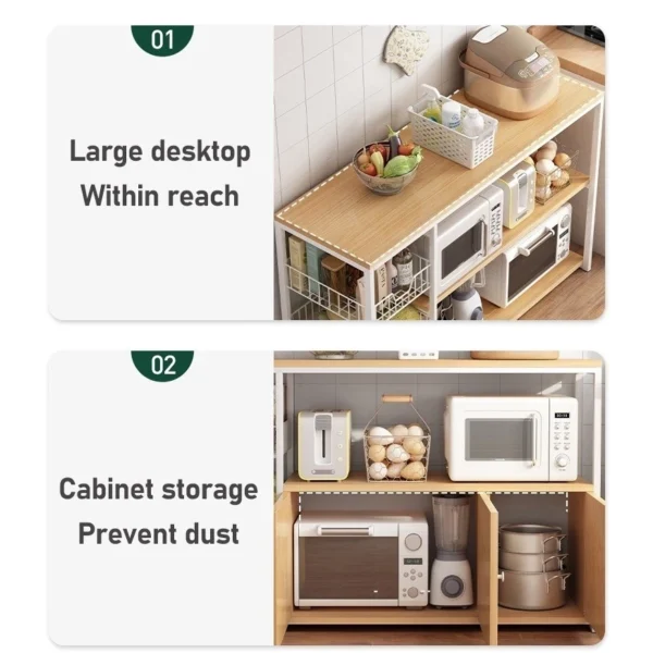 Kitchen Cabinet Storage Rack