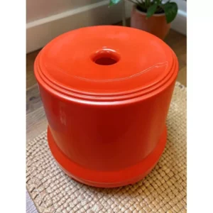 CHC 009RD Thickened Plastic Round Stool L27.5cm W22.5cm H22.5cm