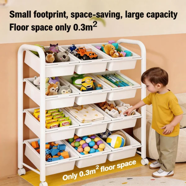 Children Book Toy Storage Rack