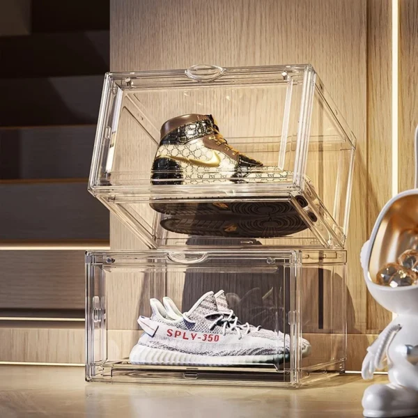 Transparent Stackable Shoe Storage Box
