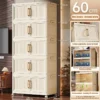 Foldable Storage Cabinet 80cm 2 Doors
