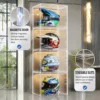 Transparent Helmet Display Storage Box L44cm W31.5cm H33cm