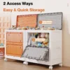 Foldable Storage Box with Wheels